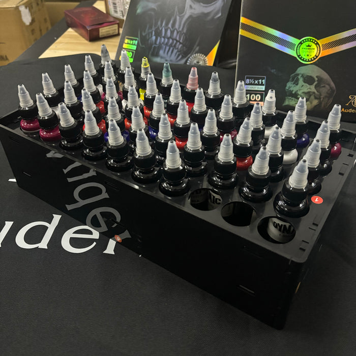 Audersigt Tattoo Ink Embroidery Ink Display Rack Tattoo Supplies