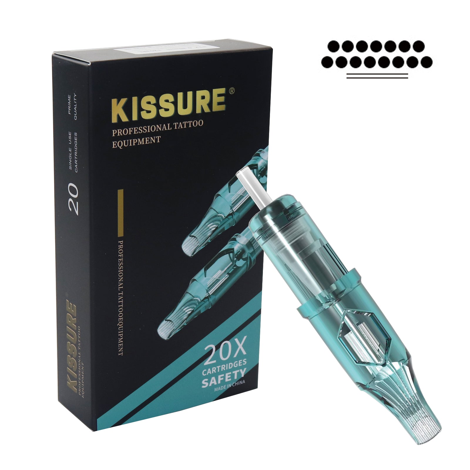 KISSURE® Tattoo Cartridge Needles Weaved Magnum M1 20PCS