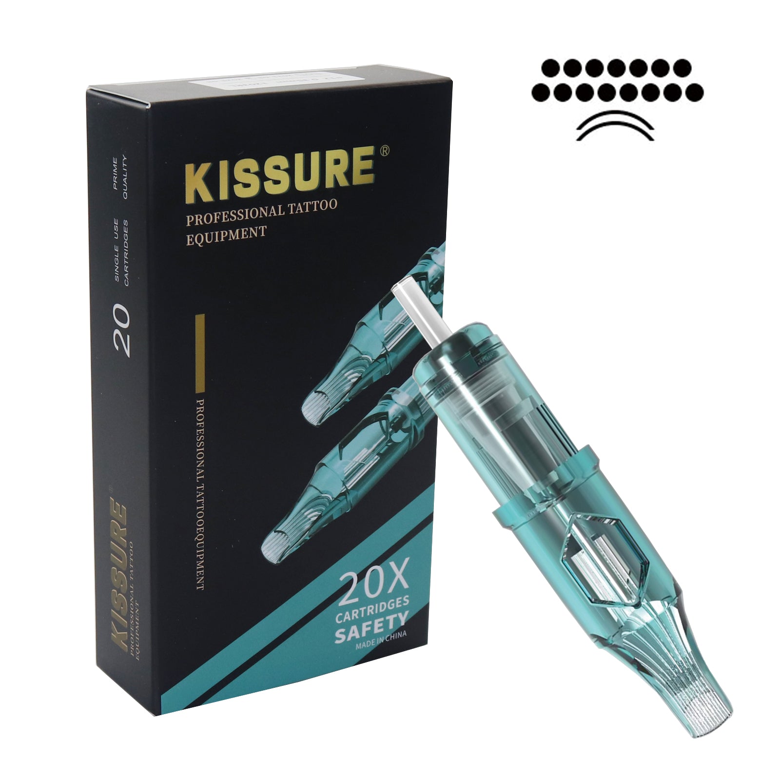 KISSURE®  Tattoo Cartridge Needles Round Magnum RM 20PCS