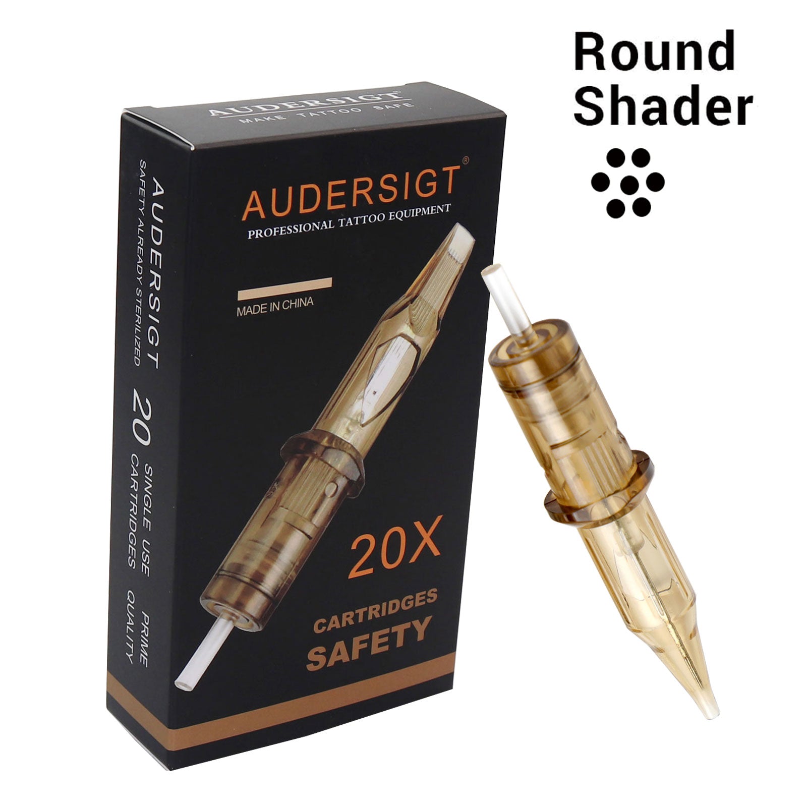 Audersigt®  Tattoo Cartridges Needles Round Shader RS 20PCS