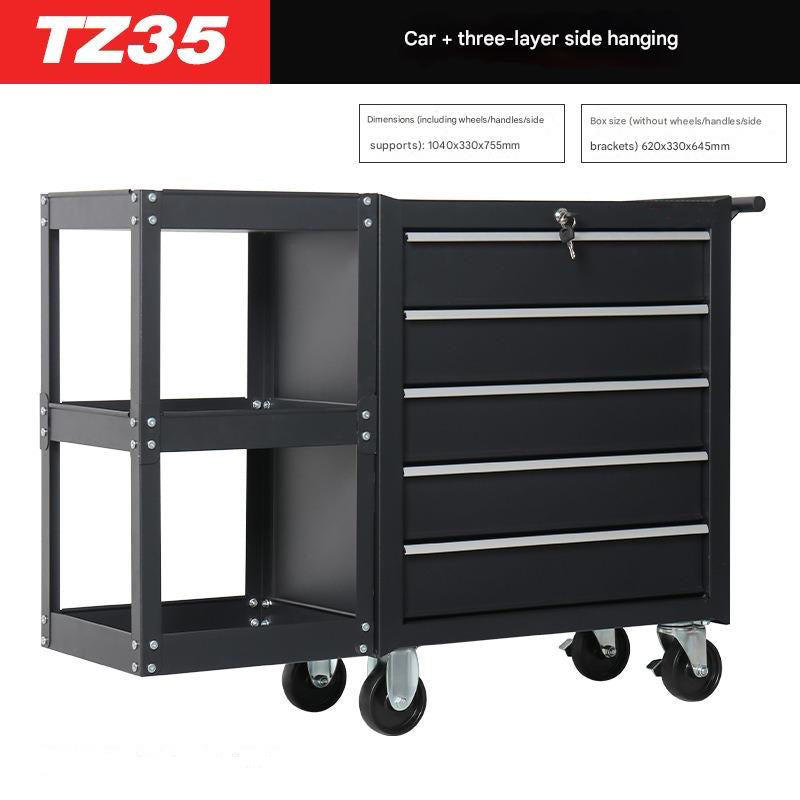 Audersigt Tattoo Tool Cart Drawer Rolling Tool Chest w Drawers LockTool Organizer Box for Tattoo Shop