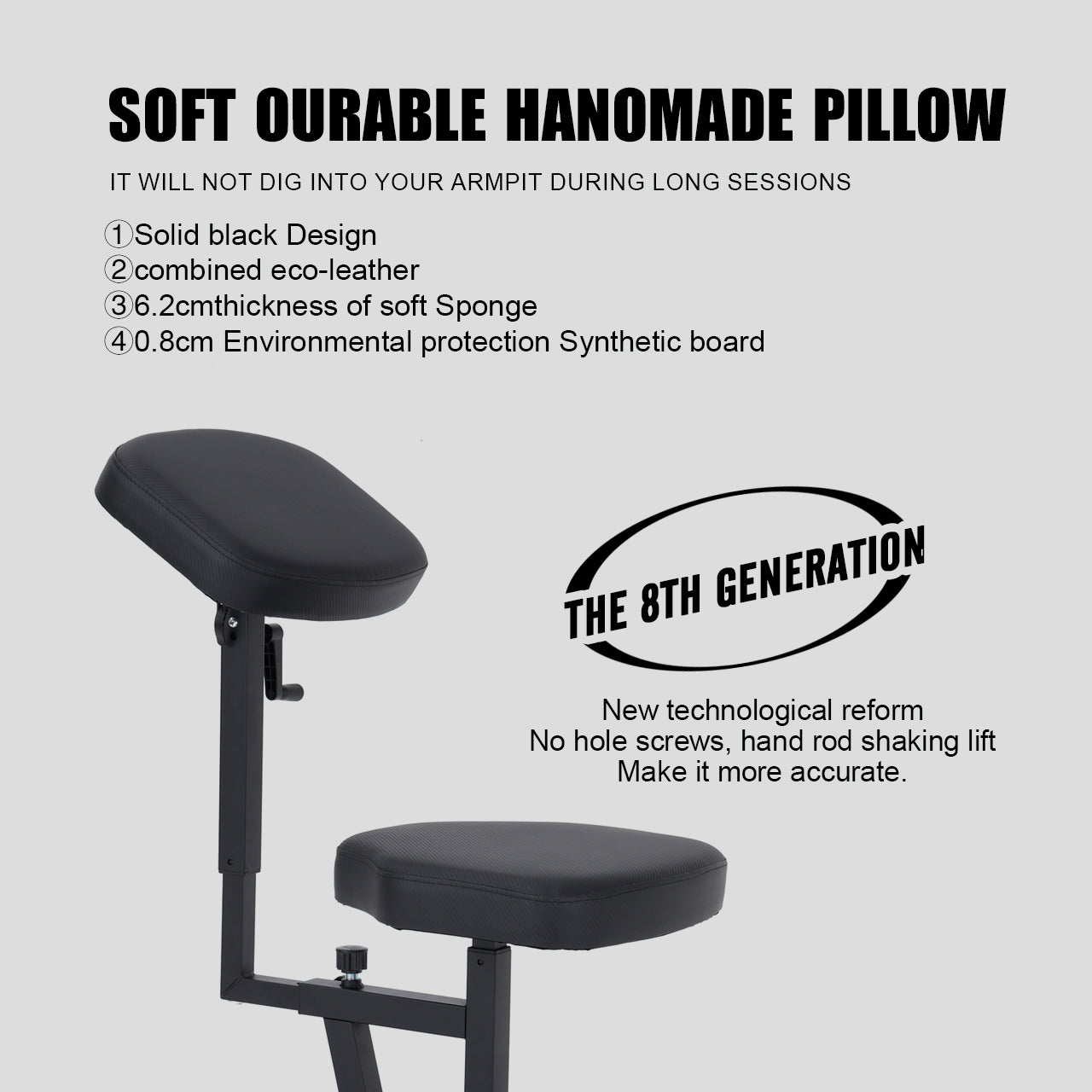 Lámpara de pared multifunción para tatuajes Audersigt, de aleación de aluminio, sin sombras, con control remoto, brillo de la lámpara con rotación de 360 ​​grados
