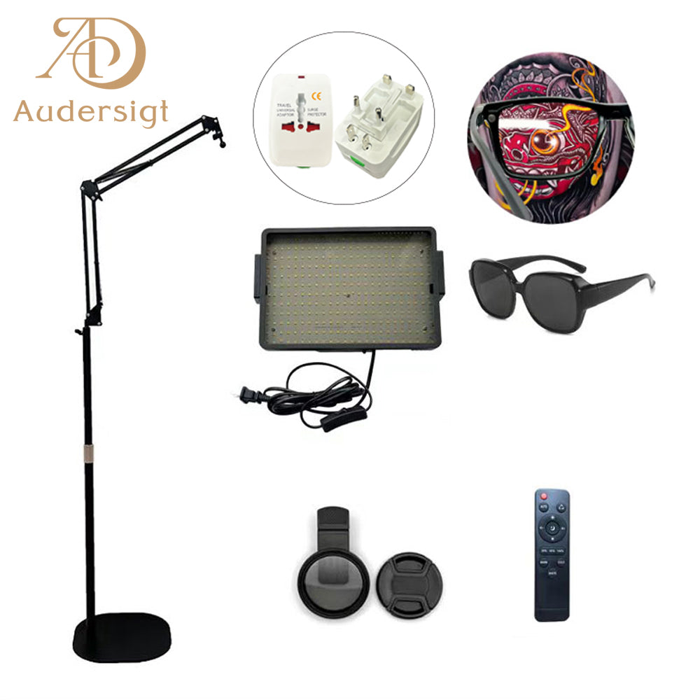 Audersigt Removal Reflector Light Protection Tattoo Work CPL LED Light Accessories Kit