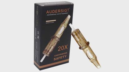 Audersigt®  SAFETY Tattoo Cartridges Needles Round Liner RL 20PCS